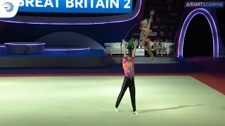 Rhys COWLER & Mollie JAGGERS (GBR) - 2019 Acro Europeans, dynamic final