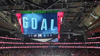 Seattle Kraken GOAL Carolina Hurricanes 11/24/21 NHL Climate Pledge Arena