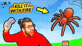 🕷️ SPIDER Vs CHAPPAL 👡 | Kill It With Fire [Funniest Game] | Hitesh KS