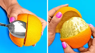 31 CLEVERE HACKS ZUM SCHÄLEN UND SCHNEIDEN VON OBST UND GEMÜSE