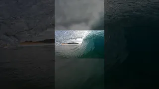 SCORING A PERFECT TUBE! (POV) #povsurfing #goprosurf #surfingshorts #surfing