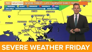 New Orleans Weather: More storms early Friday