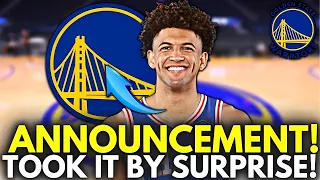 🚨 LAST MINUTE! IT HAS BEEN ANNOUNCED! LOOK AT THIS! NOBODY EXPECTED THIS! GOLDEN STATE WARRIORS NEWS