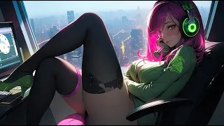 Play with your Waifu | Chillhop Synthwave Lofi - Study & Gaming Music Mix