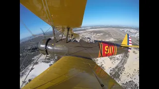 Learning to fly in a Stearman: Lesson #2 - Forced Landing, 12 March 2019