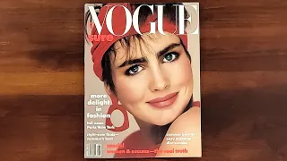 1985 June ASMR Magazine Flip Through: Vogue Alexa Singer, Sting, Jamie Lee Curtis