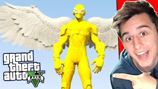 ENCONTREI o HOMEM ARANHA de OURO no GTA 5 !