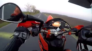 KTM Lc4 640 Wheelie practice