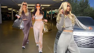 Paris Hilton & Kim Kardashian Reunited in Velour Tracksuits for new Skims Campaign