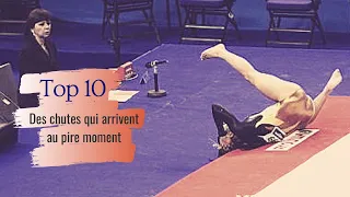 Top 10 des chutes qui arrivent au PIRE moment (Gymnastique)