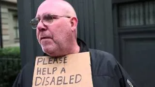 Homelesness: Disable vet talks about panhandling