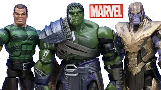 Marvel Build A Figure BAF Collection - Gladiator Hulk - Thanos - Sandman - Toy Action Figure