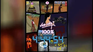 GTA Vice City: 100% Speedrun in 4:44:54