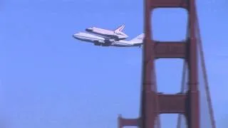 Space Shuttle Endeavour Flyby over San Francisco 2012