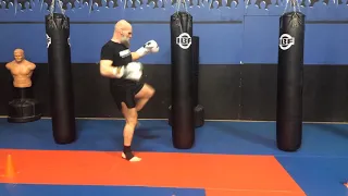 How to:Front Round kick and Switch Kick