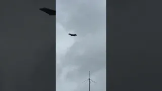 F-35 Lightning demo team ￼doing some zoom zooms