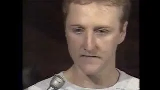 Larry Bird (Age 31) One On One Interview With Chick Hearn (1987-88 Season)