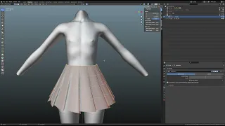 Easy Skirt in Blender