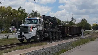 Impresionante & Grandioso Ferromex Hi-Rail Truck Freightliner Brandt N° EMC-05 Ags/Ags/México©®