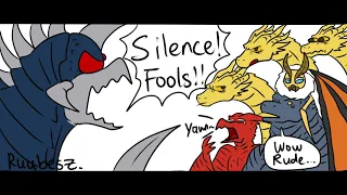 Godzilla KOTM | Gigan's Revenge! (Godzilla Comic Dub) (Godzilla VS Gigan)