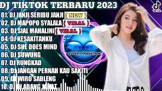 DJ TIKTOK TERBARU 2023 - DJ JANJI SERIBU JANJI YANG PENTING HAPPY X MAPOPO SYALALA | VIRAL FULL BASS