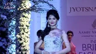 Jacqueline Fernandez, Urvashi Rautela Walk For Jyotsna Tiwari At India Bridal Fashion Week 2013.