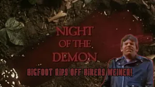 Night of the Demon - Bigfoot Rips off Bikers Weiner! #shorts