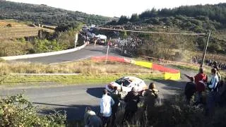 GARCIA 206 F213 ES6 CRASH ACCIDENT RALLYE FENOUILLEDES 2011