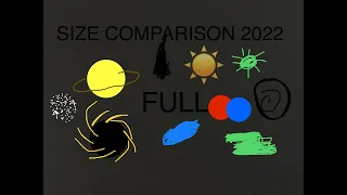 UNIVERSE SIZE COMPARISON 2022 (FULL) 3D 4K 60FPS