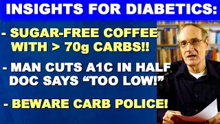 Man Cuts A1c from 10.2 to 5:3; Doc says "Too Low!", How to Eat Spaghetti and Keep Glucose Low!