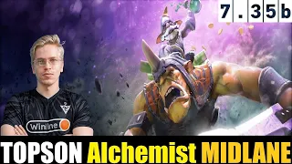 🔥TOPSON [Alchemist] MID 7.35B - DOTA 2 HIGHEST MMR MATCH #dota2 #dota2gameplay #topson