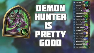 Demon Hunter is OVER POWERED | Hearthstone, Ashes of Outland