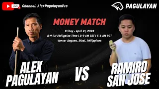 Alex Pagulayan - Ramiro San Jose | 10 ball | Race to 18 | April 21, 2023