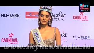 Manushi Chhillar Miss World At Filmfare Glamour And Style Awards 2017