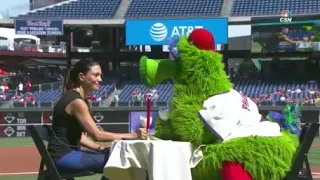 MLB Mascots Flirting Compilation