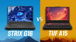 ROG Strix G16 vs  Asus TUF A15 - Which one is Better?