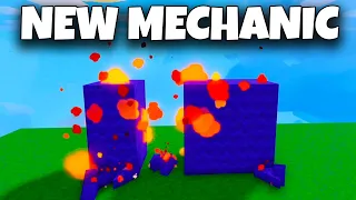 Burn Blocks - NEW mechanic in Roblox Bedwars