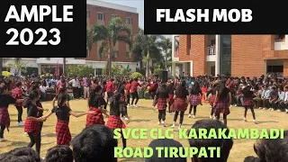 AMPLE 2023 FLASH MOB DANCE PERFORMANCES VLOG IN TELUGU