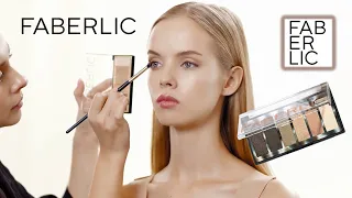 Классика макияжа глаз с палетой теней для век Beauty Vibes серии Glam Team Faberlic | Урок макияжа
