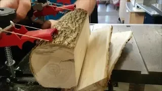 How to Quarter Saw a Log With The Little Ripper Mini Bandsaw Sawmill EthAnswers