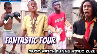 EMMANUEL WITH FANTASTIC 4 (Nigerian Comedy) (Izah Funny Comedy) (Best of Izah funny comedy 2020)