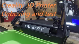 Creality CR-30 3d printer unboxing and testing