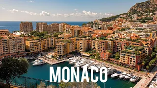 Monaco 4K, Scenic film with Relaxing Music, Beats place  , Music for calming 🤗