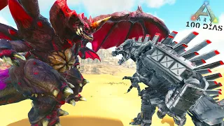 DESTROYAH ATACA Y LLEGA A MI BASE PARA MATAR MIS DINOSAURIOS! el mayor error de ARK 100 Días Kaijus