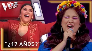 MEXICANA de 17 años hizo GIRAR las 4 sillas en La Voz | EL PASO #92