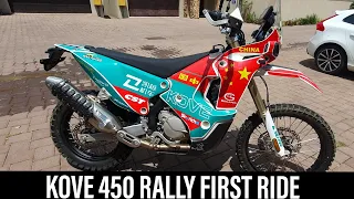 KOVE 450 RALLY FIRST RIDE