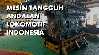 7FDL8 Dapur Pacu Utama Lokomotif GE di Indonesia | Pernak-pernik | Kereta Nostalgia