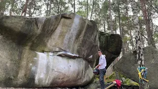 Fontainebleau - Rainbow Rocket (8A - version longue) - Franchard Sablons Carriers