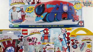 Marvel Spidey and His Amazing Friends Collection Unboxing Review | Spider Crawler Playset