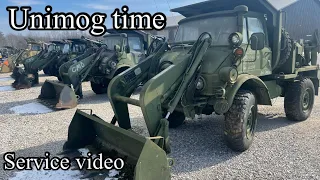 Mercedes Unimog SEE time @C_CEQUIPMENT service walkthrough